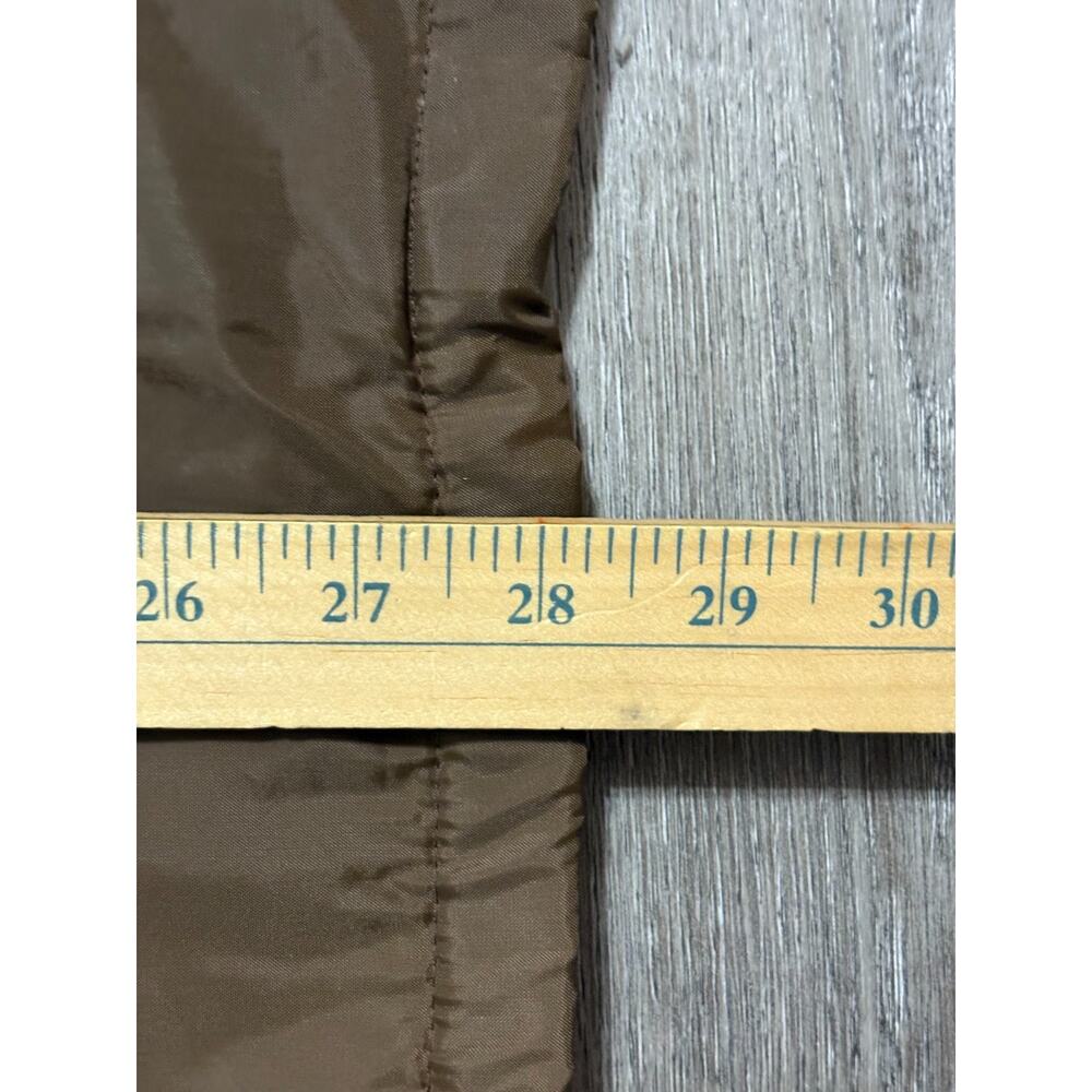 Vintage 80s Sears Outerwear Brown Lined Windbreaker Collared Jacket Mens XL Tall - Picture 5 of 6